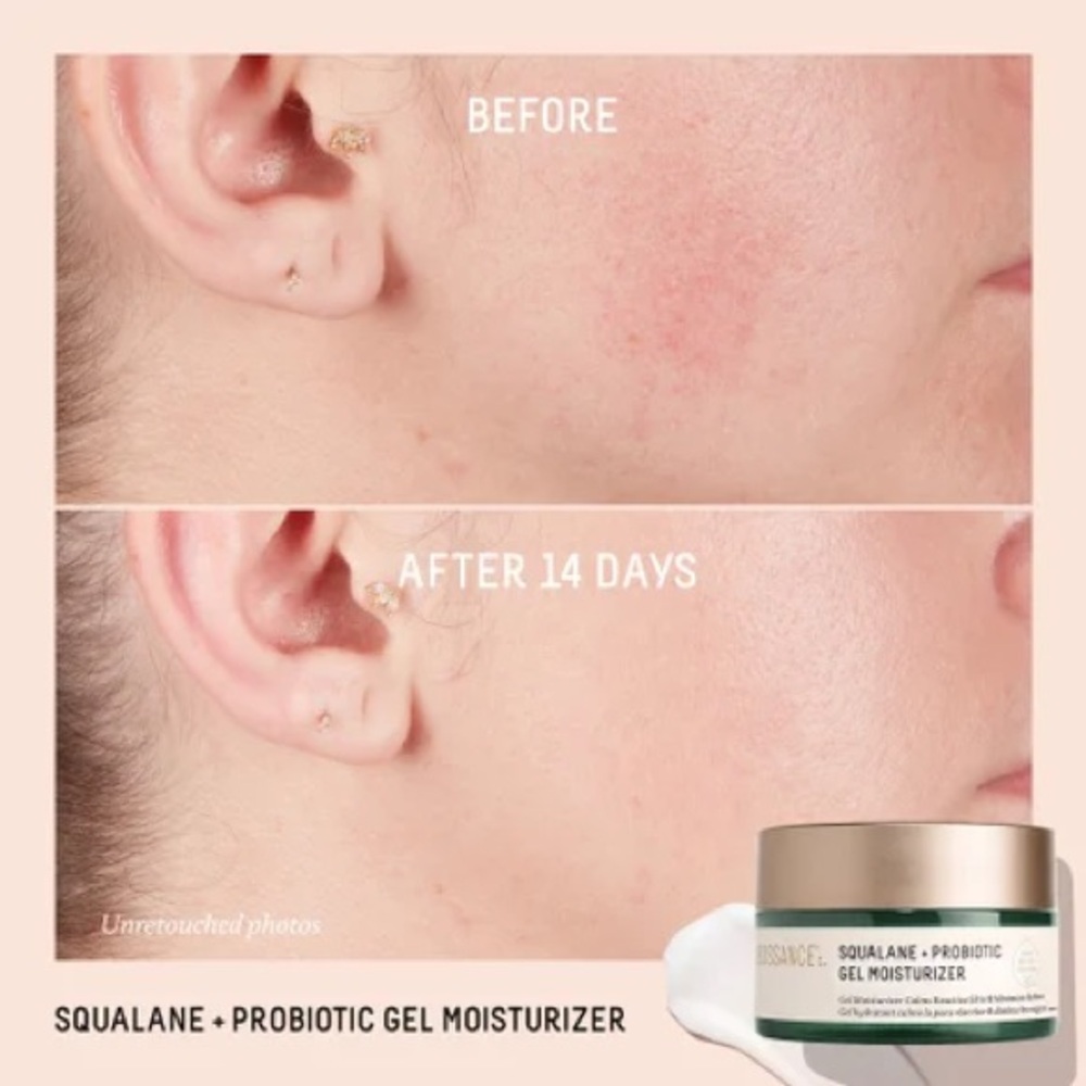Biossance Squalane + Probiotic Gel Moisturizer - NIB | 15mL/0.5oz | Highly Rated - Picture 5 of 12